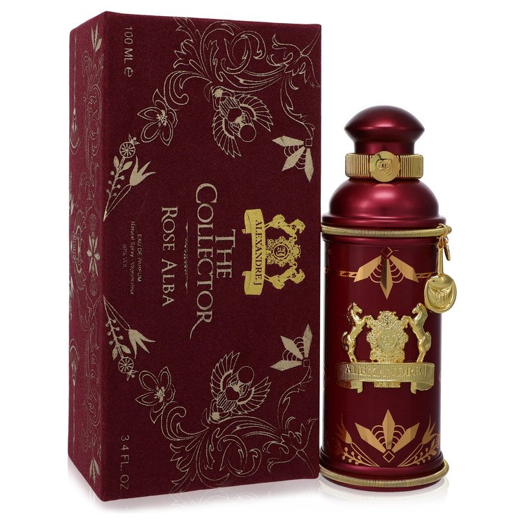 Rose Alba by Alexandre J 3.4 Oz Eau De Parfum Spray for Women