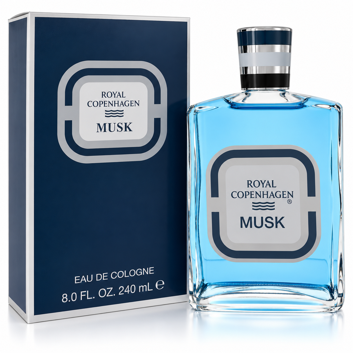 Royal Coenhagen Musk by Royal Copenhagen 8 Oz Eau De Cologne Spray for Men