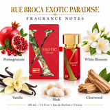 Exotic Paradise by Rue Broca 3.4 Oz Eau De Parfum Spray for Unisex