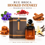 Rue Broca Hooked Intensely 3.4 oz 100 mL Eau de Parfum Spray Men