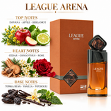 League Arena by Rue Broca 3.4 Oz Eau De Parfum Spray for Unisex