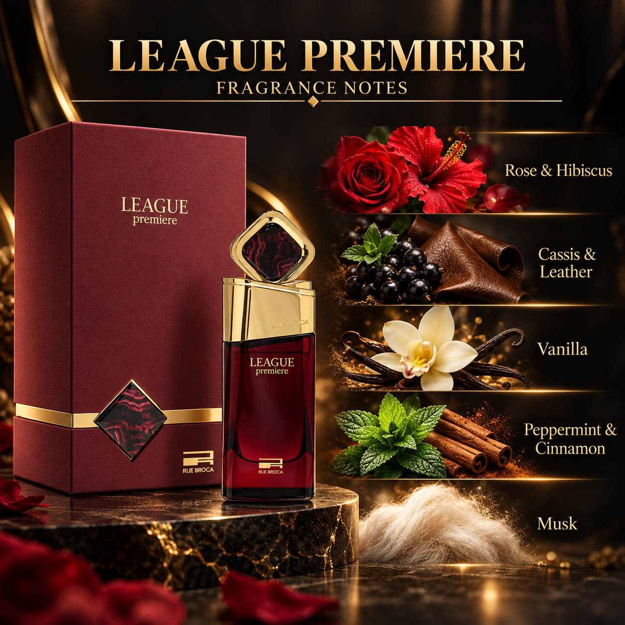 League Premiere by Rue Broca 3.4 Oz Eau De Parfum Spray for Unisex
