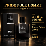 Pride Pour Homme by Rue Broca 3.4 Oz Eau De Parfum Spray for Men