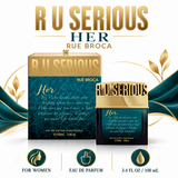 R U Serious by Rue Broca 3.4 Oz Eau De Parfum Spray for Women