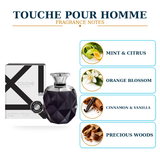 Touche Pour Homme by Rue Broca 3.4 Oz Eau De Parfum Spray for Men