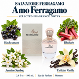 Amo by Salvatore Ferragamo 3.4 Oz Eau De Parfum for Women