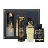 Oud For Glory 3.4, Deo 6.7, Hm by Lattafa 1.7 Oz Eau De Parfum Spray for Unisex 3 Pc Set