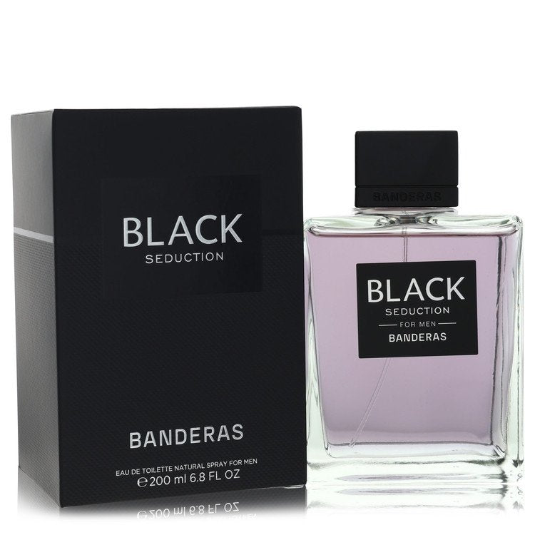 Seduction In Black by Antonio Banderas Eau De Toilette Spray 6.8 Oz for Men
