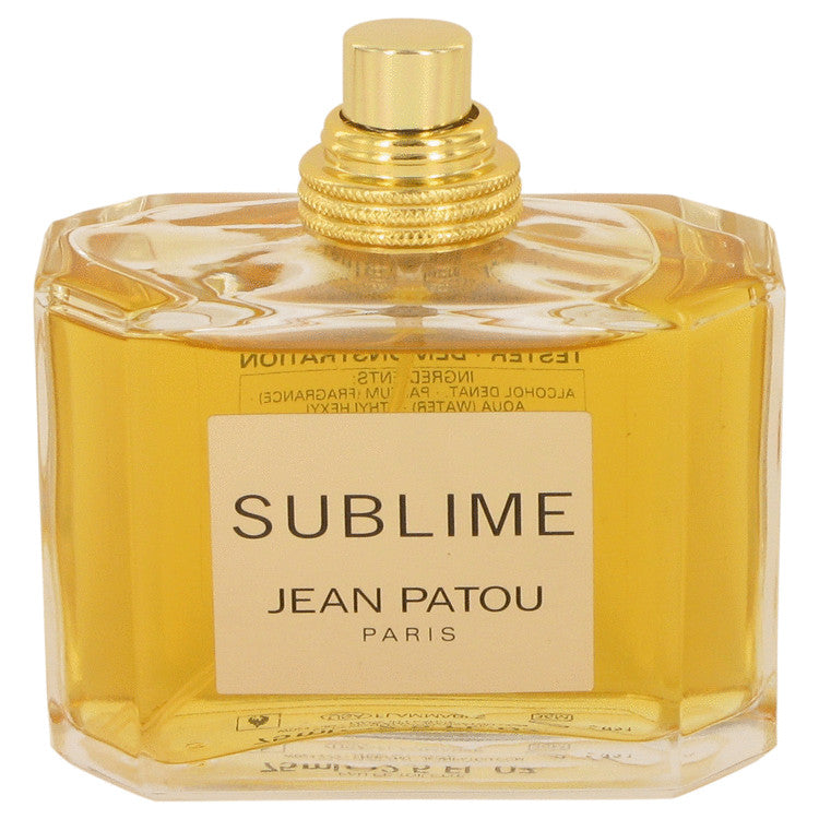 Sublime by Jean Patou 2.5 Oz Eau De Toilette Spray (Tester) for Women