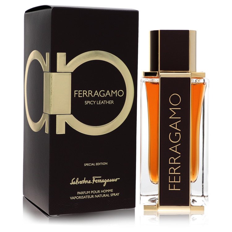 Salvatore Ferragamo Spicy Leather by Salvatore Ferragamo Eau De Parfum Spray 3.4 oz for Men - Premium Designer Fragrance – Available at AAA Beauty
