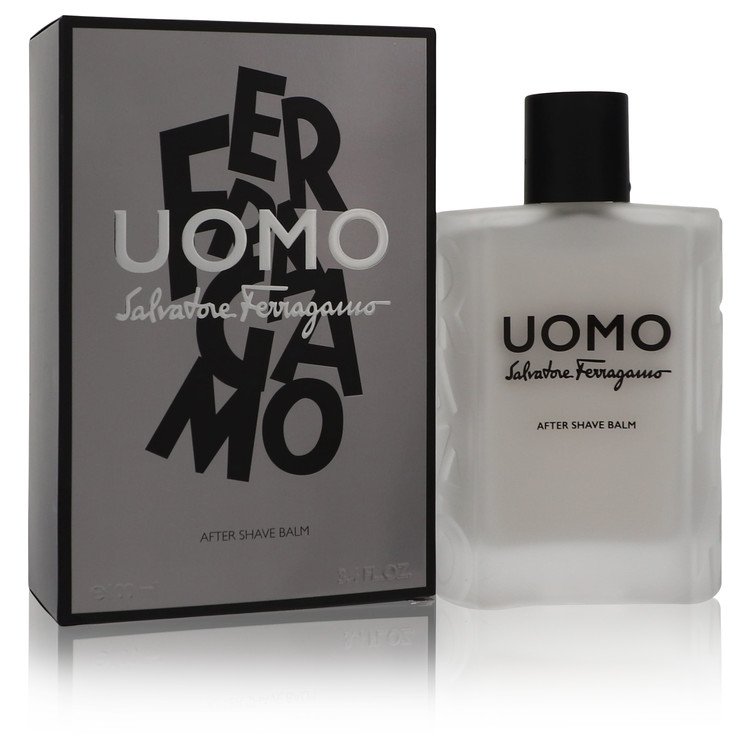 Salvatore Ferragamo Uomo by Salvatore Ferragamo 3.4 Oz After Shave Balm for Men