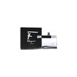 F by Ferragamo Pour Homme Black by Salvatore Ferragamo 3.4 Oz Eau De Toilette Spray In Box for Men
