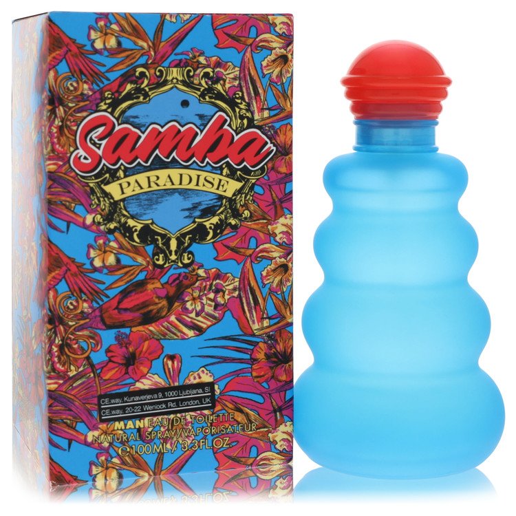Samba Paradise by Samba Eau De Toilette Spray 3.3 oz | Men Collection by AAA Beauty - Premium Men Perfume and Cologne | AAA Beauty