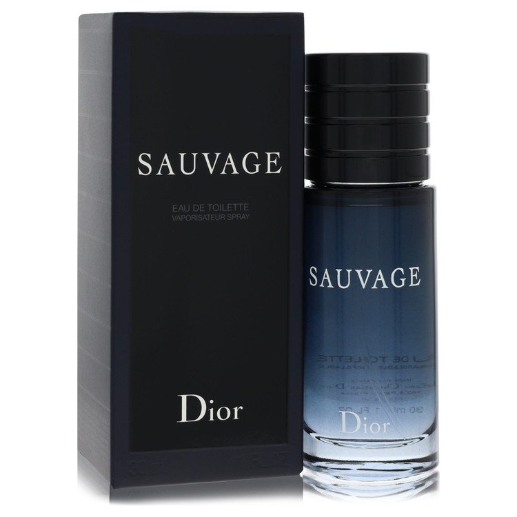 Sauvage by Christian Dior 1 Oz Eau De Toilette Refillable Spray for Men