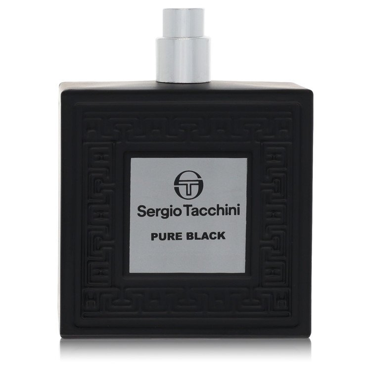 Sergio Tacchini Pure Black by Sergio Tacchini 3.4 Oz Eau De Toilette Spray (Tester) for Men