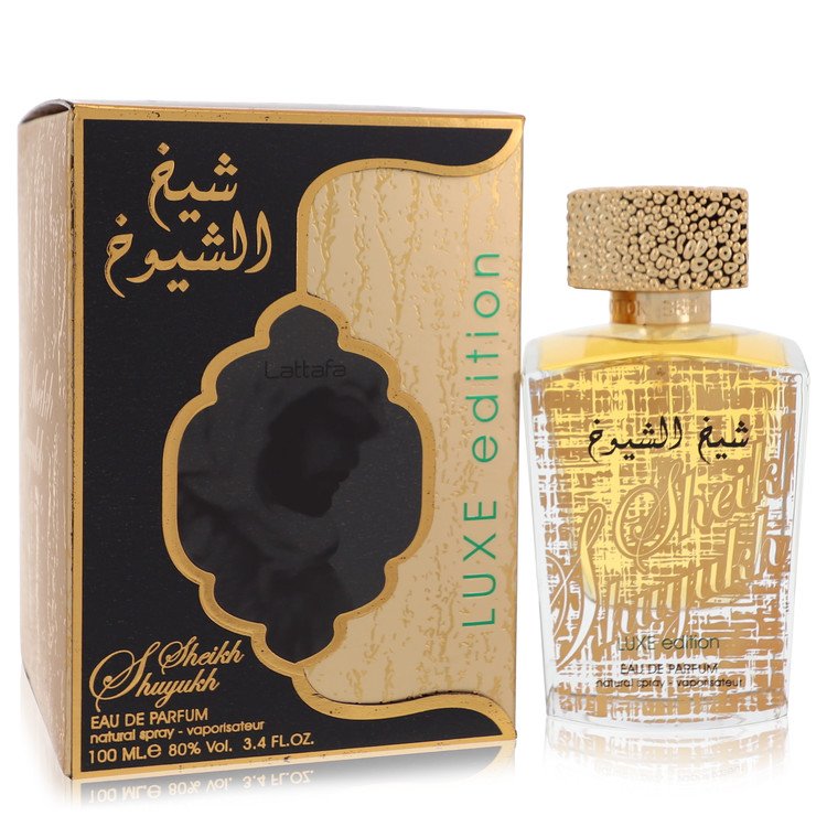 Sheikh Al Shuyukh Luxe Edition By Lattafa Cologne 3.4 Oz Eau De Parfum Spray For Men - Box