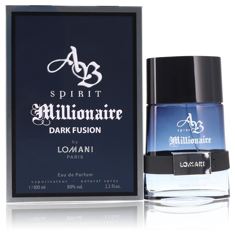 Spirit Millionaire Dark Fusion by Lomani 3.3 Oz Eau De Parfum Spray for Men