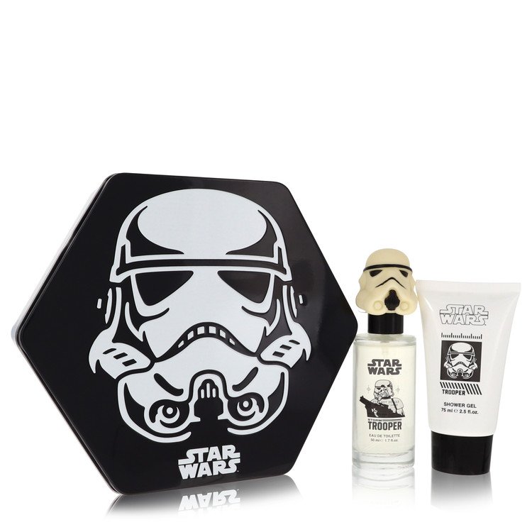 Kids Star Wars Trooper 3Pcset 1.7 Oz Eau De Toilette Spray / 2.5 Oz Sgel / Metal Lunch Box for Men