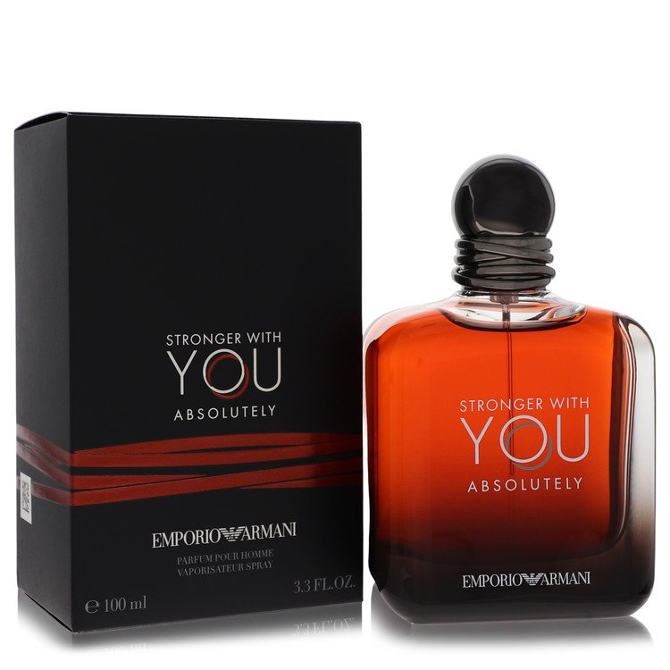 Emporio Armani Stronger With You Absolutely by Giorgio Armani 3.3 Oz Eau De Parfum Spray In Box for Men