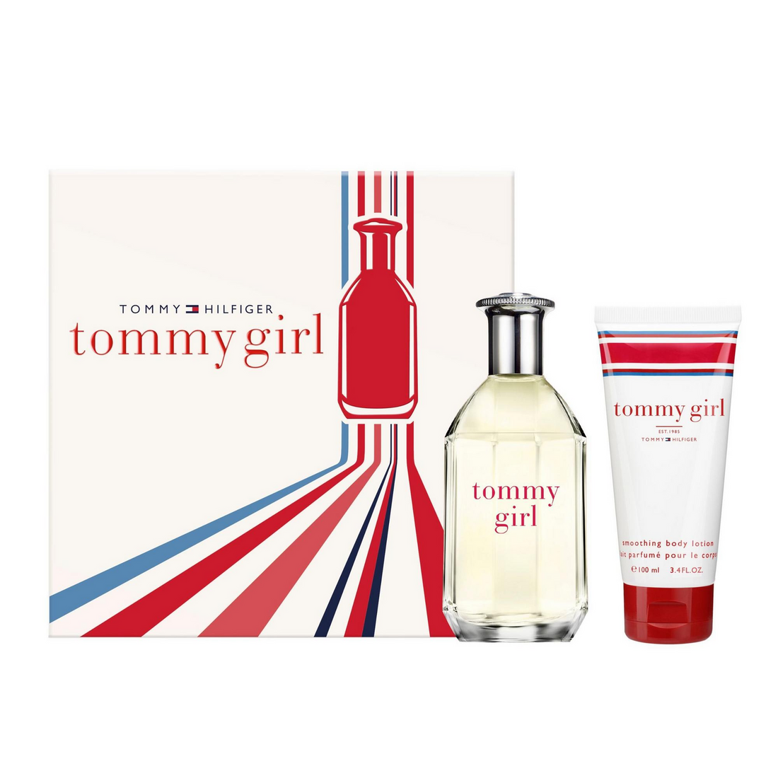 Perfume Tommy Girl 2Pcset 3.4 Oz  EDT Spray / 3.4 Oz Bl for Women
