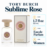 Sublime Rose by Tory Burch 1.7 Oz Eau De Parfum Spray for Women