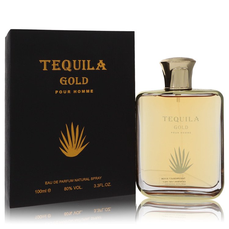 Tequila Pour Homme Gold by Tequila Perfumes 3.3 Oz Eau De Parfum Spray for Men