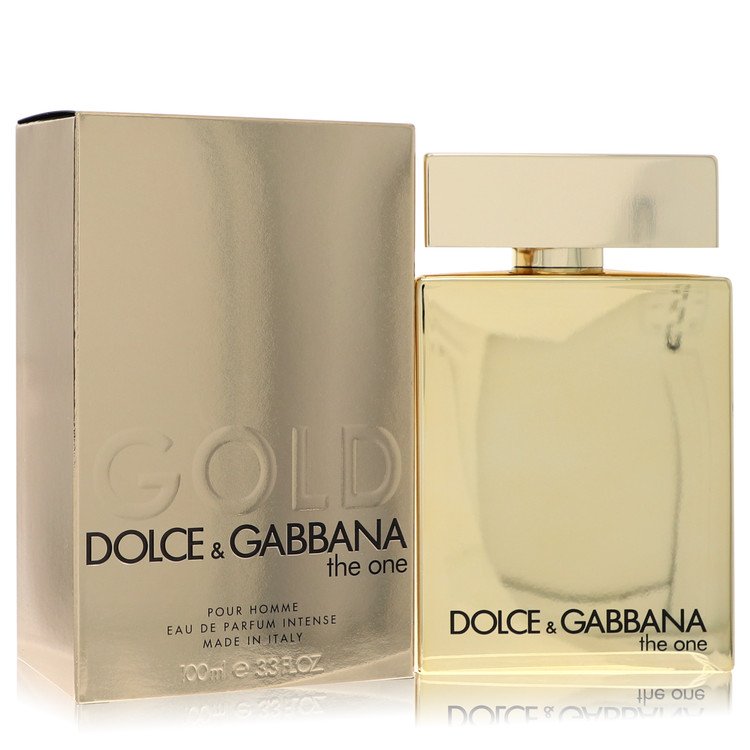 The One Gold by Dolce & Gabbana 3.3 Oz Eau De Parfum Intense Spray for Men