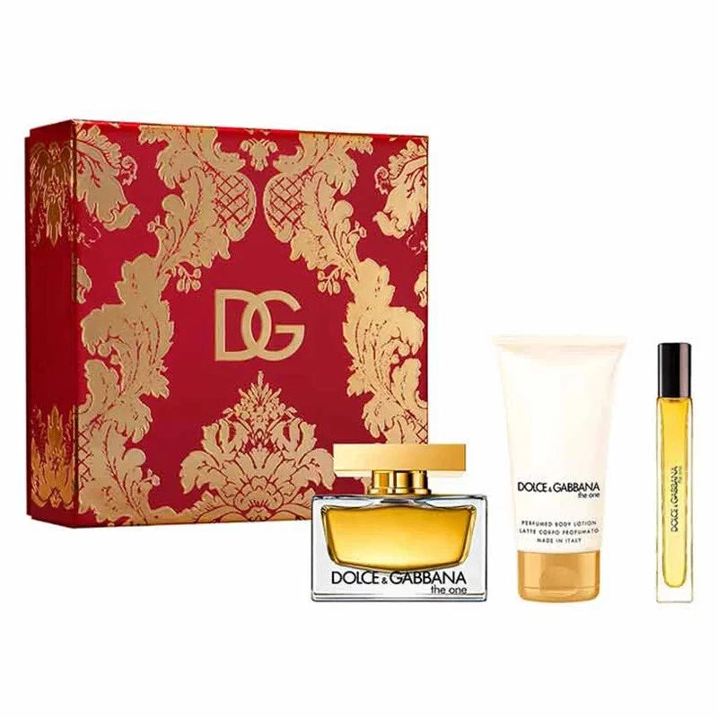 The One 2.5, Bl 1.7, By Dolce & Gabbana 0.3 Oz Eau De Parfum Spray for Women 3 Pc Set