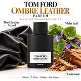 Ombre Leather by Tom Ford 3.4 Oz Parfum Spray In Box for Men