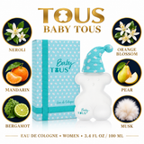 Tous Baby by Tous 3.4 Oz Eau De Cologne Spray In Box for Women