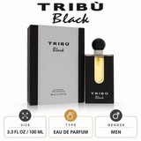 Tribu Black by Benetton 3.4 Oz Eau De Parfum Spray for Men