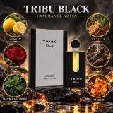 Tribu Black by Benetton 3.4 Oz Eau De Parfum Spray for Men