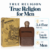 True Religion by True Religion 3.4 Oz Eau De Toilette Spray for Men