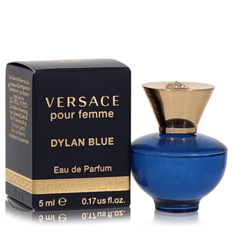 Versace Pour Femme Dylan Blue By Versace Perfume 0.17 Oz Eau De Parfum Splash For Women - Mini
