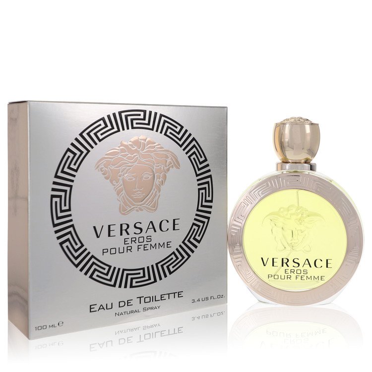 Eros Pour Femme by Versace 3.4 Oz Eau De Toilette Spray for Women