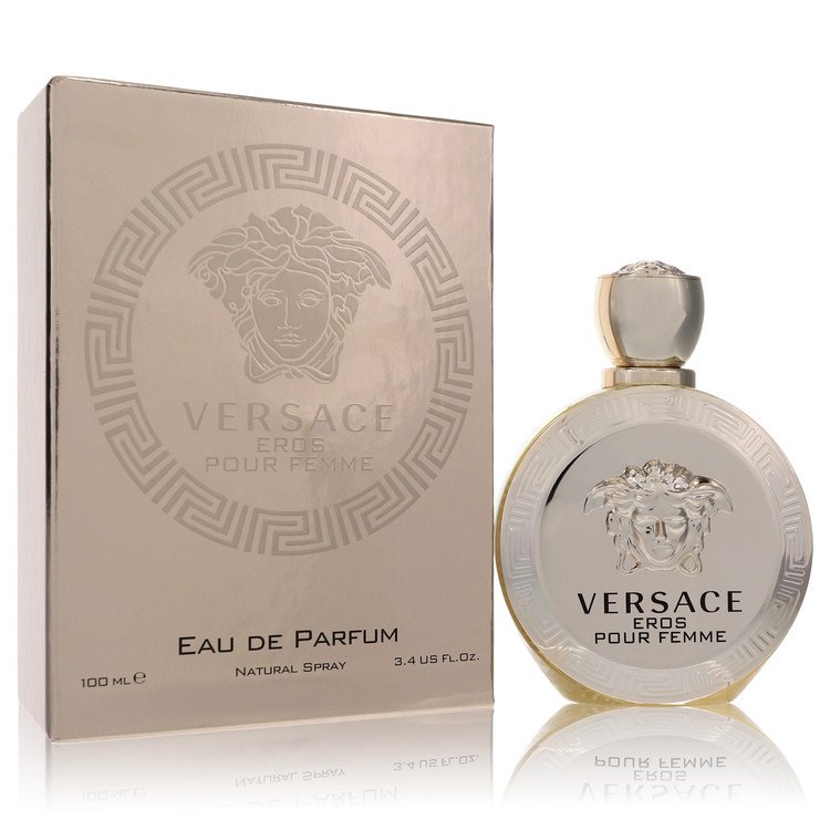 Versace Eros Pour Femme by Versace 3.4 Oz Eau De Parfum Spray In Box for Women