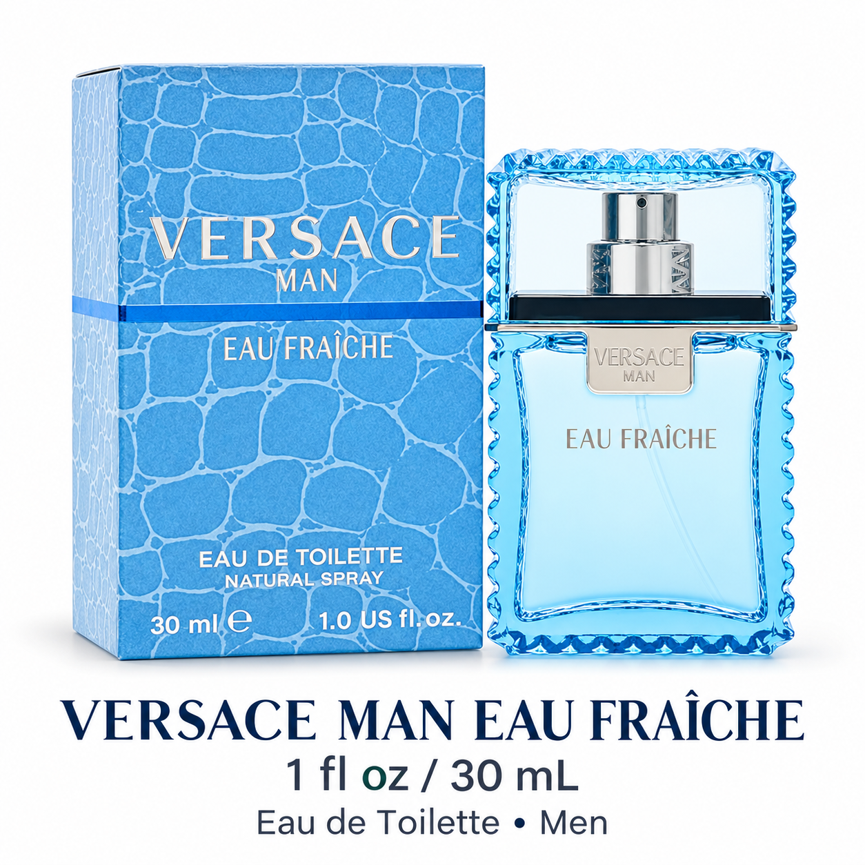 Versace Eau Fraiche by Versace 1 Oz Eau De Toilette Spray In Box for Men