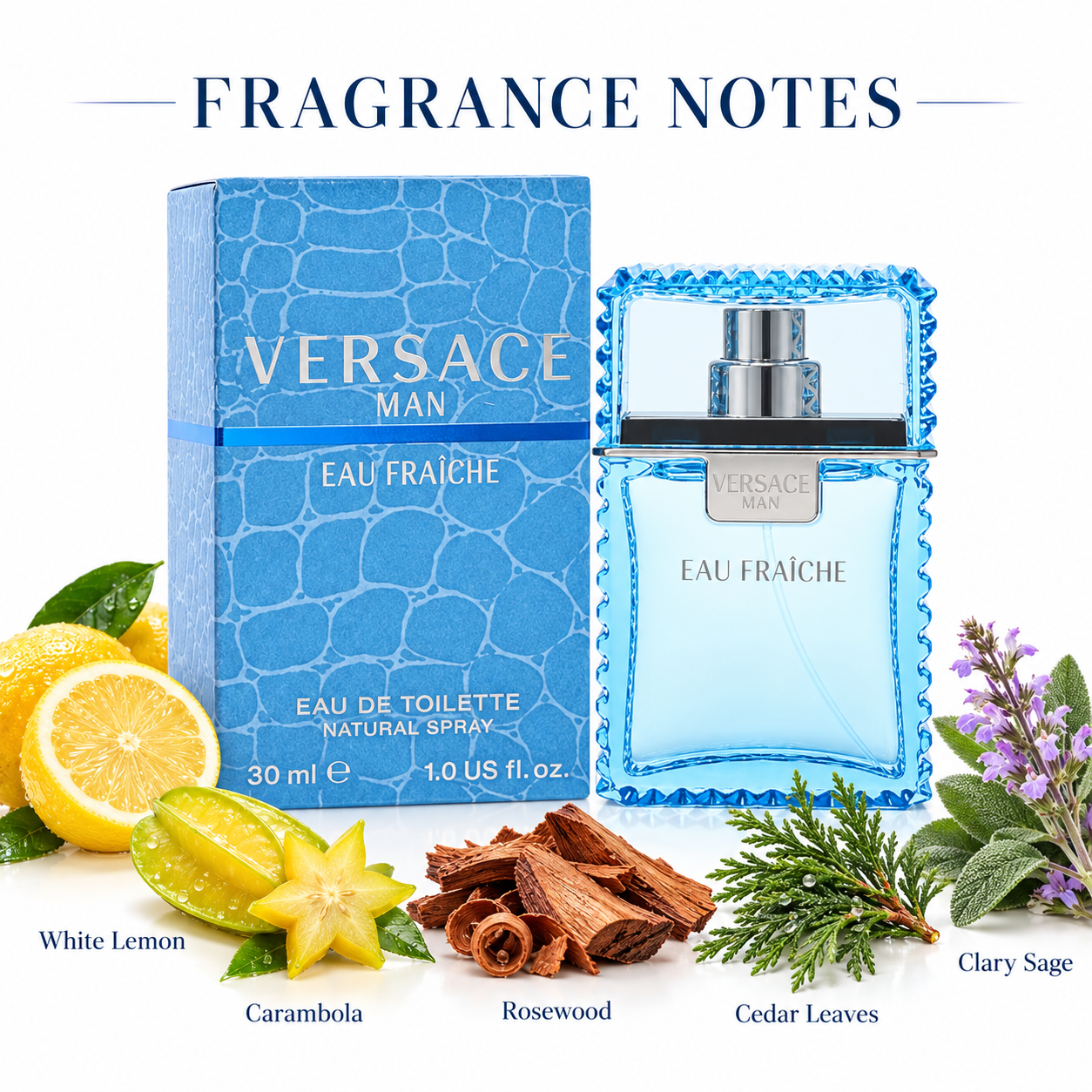 VERSACE MAN EAU FRAÎCHE 1 fl oz / 30 mL Eau de Toilette Men — main