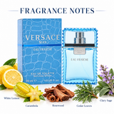 Versace Eau Fraiche by Versace 1 Oz Eau De Toilette Spray for Men