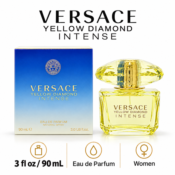 Versace Yellow Diamond Intense by Versace 3 Oz Eau De Parfum for Women