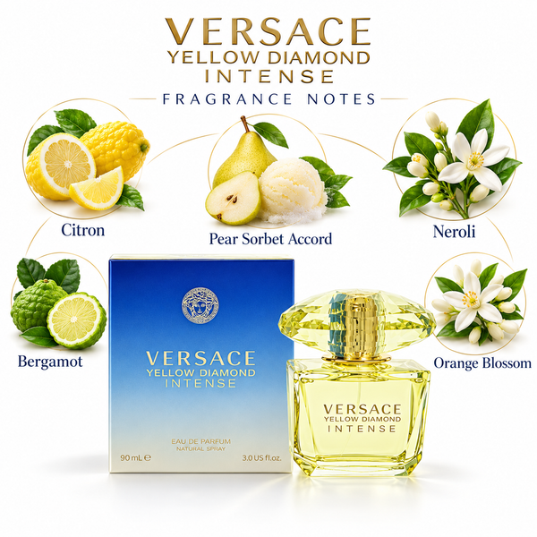 Versace Yellow Diamond Intense by Versace 3 Oz Eau De Parfum for Women