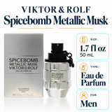Spicebomb Metallic Musk by Viktor & Rolf 1.7 Oz Eau De Parfum for Men
