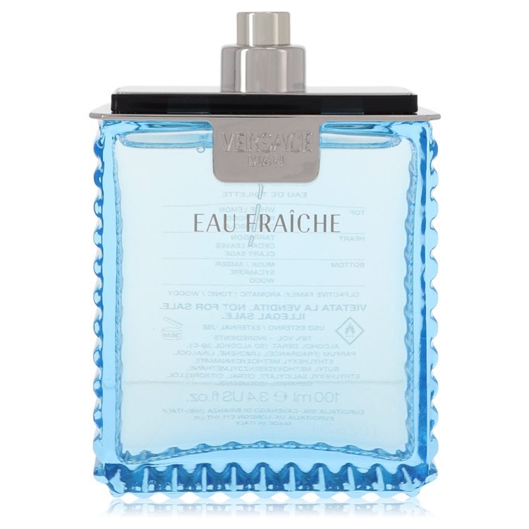Versace Man by Versace 3.4 Oz Eau Fraiche Eau De Toilette Spray (Tester) for Men
