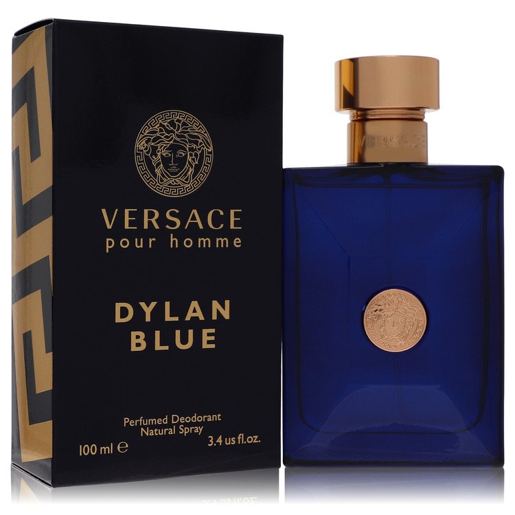 Versace Pour Homme Dylan Blue by Versace 3.4 Oz Deodorant Spray for Men