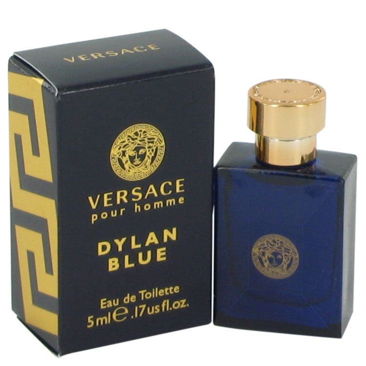 Versace Dylan Blue By Versace Cologne 0.17 Oz Eau De Toilette Splash For Men - Mini