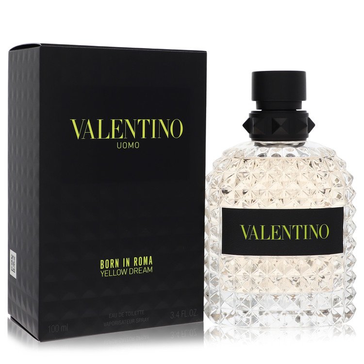 Born In Roma Yellow Dream By Valentino Cologne 3.4 Oz Eau De Toilette Spray For Men - Box