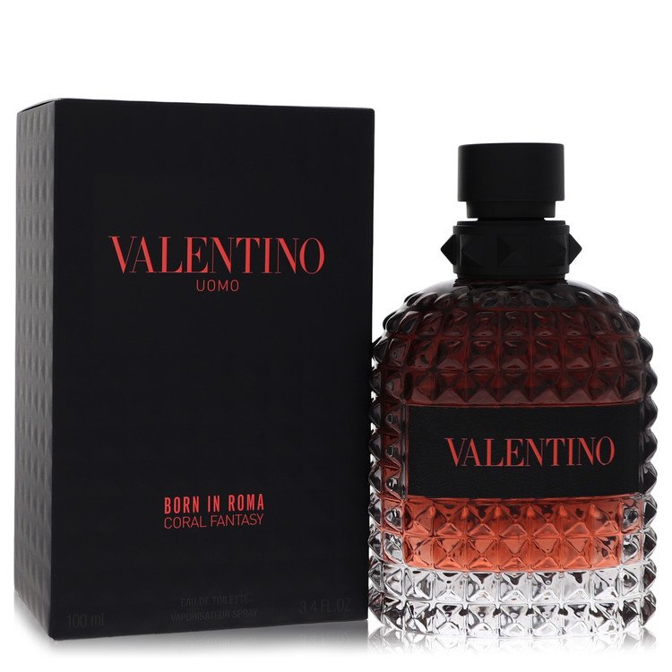Valentino Uomo Born In Roma Coral Fantasy by Valentino 3.4 Oz Eau De Toilette Spray for Men
