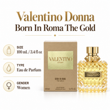 Born In Roma The Gold by Valentino 3.4 Oz Eau De Parfum Spray for Women
