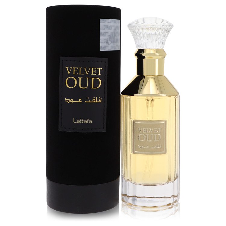Velvet Oud By Lattafa 3.4 Oz Eau De Parfum Spray For Men In Box