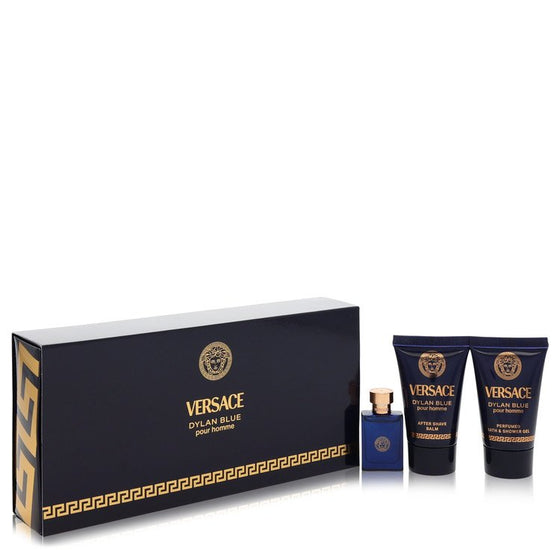 Versace Dylan Blue by Versace 0.17 Oz Eau De Toilette After Shave Gift Set for Men